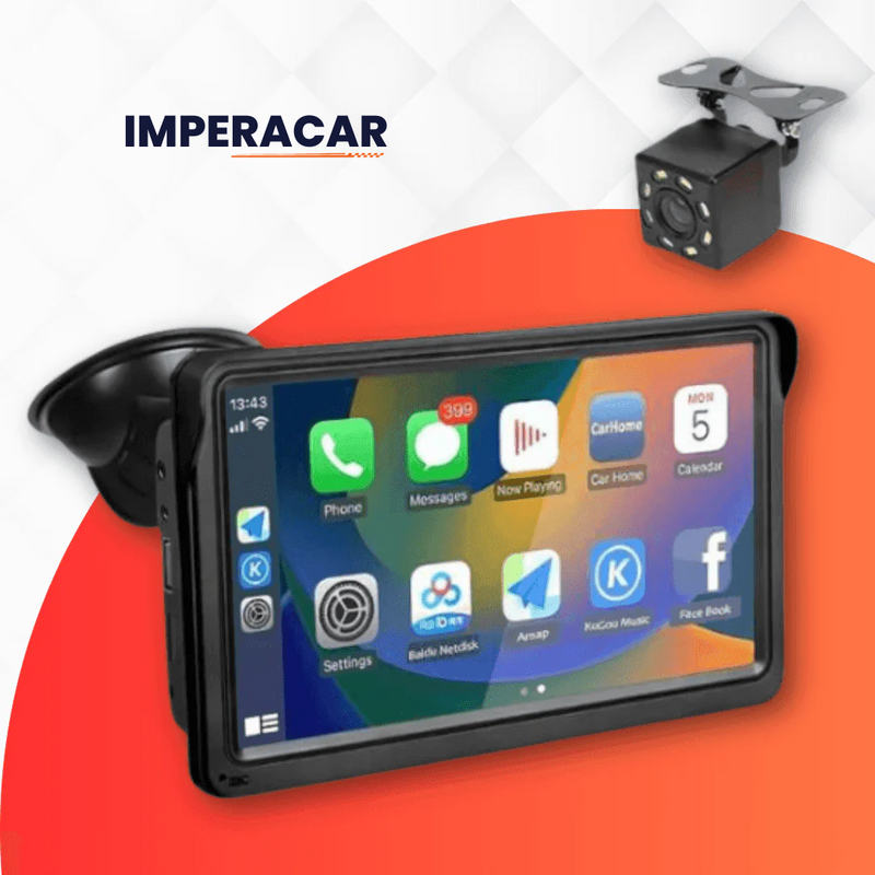 Tela Multimídia com CarPlay - SmartPlay 7" + Câmera de Ré GRÁTIS - Imperacar | Ultimas Unidades