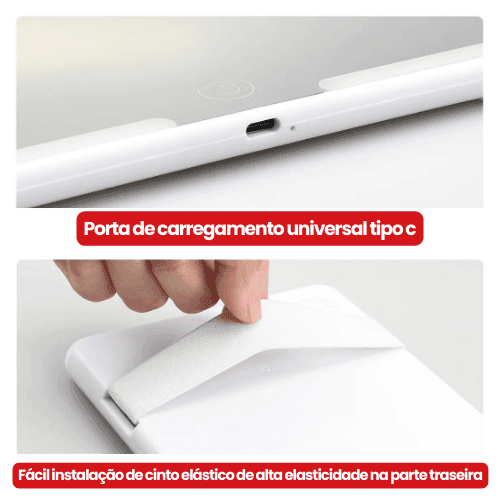 Espelho Retrovisor com Tela Sensível ao Toque Vanity Solaris - Imperacar