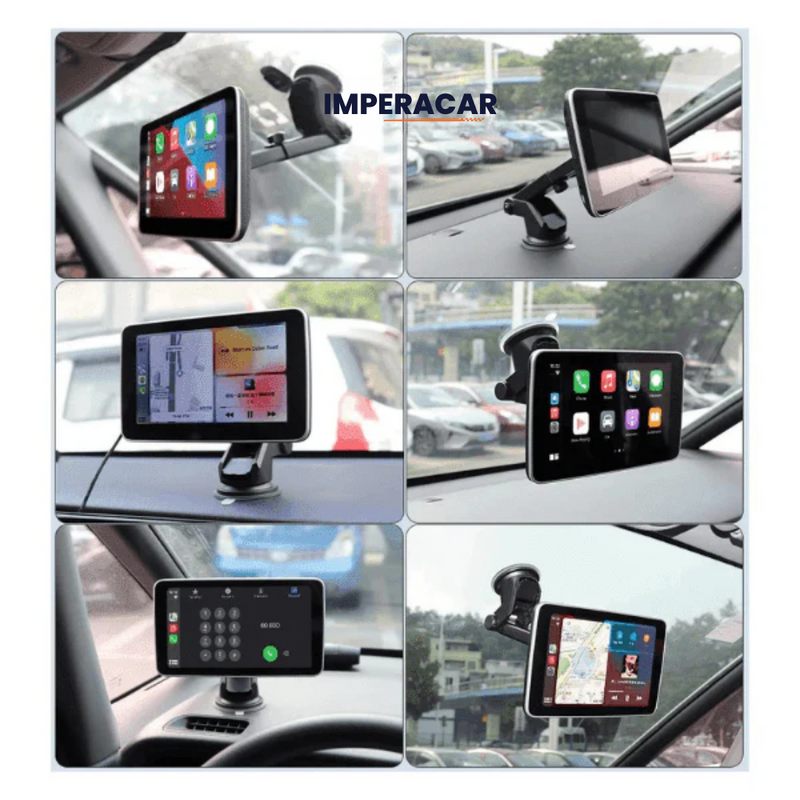 Tela Multimídia com CarPlay - SmartPlay 7" + Câmera de Ré GRÁTIS - Imperacar | Ultimas Unidades