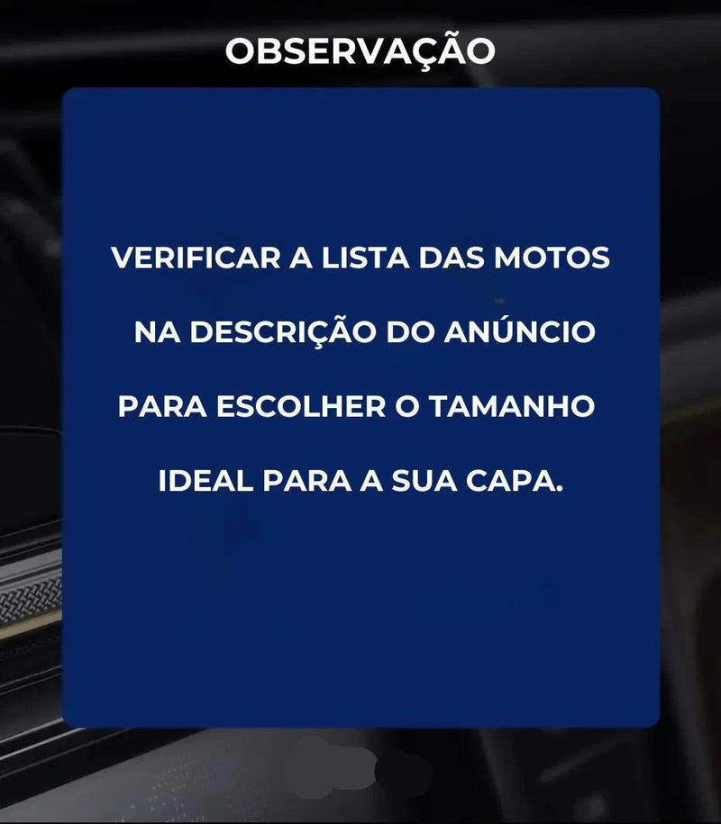 Capa Impermeável para Moto - Imperacar