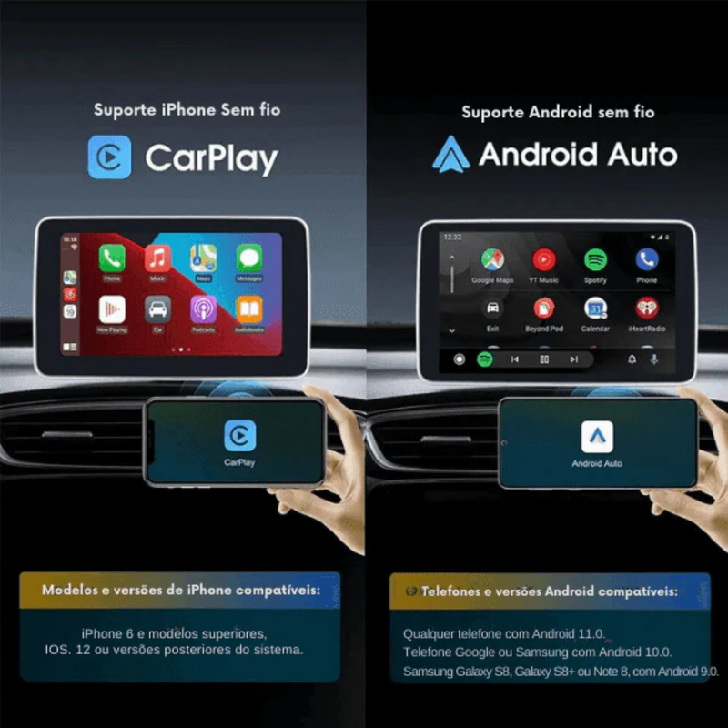 Tela Multimídia com CarPlay - SmartPlay 7" + Câmera de Ré GRÁTIS - Imperacar | Ultimas Unidades